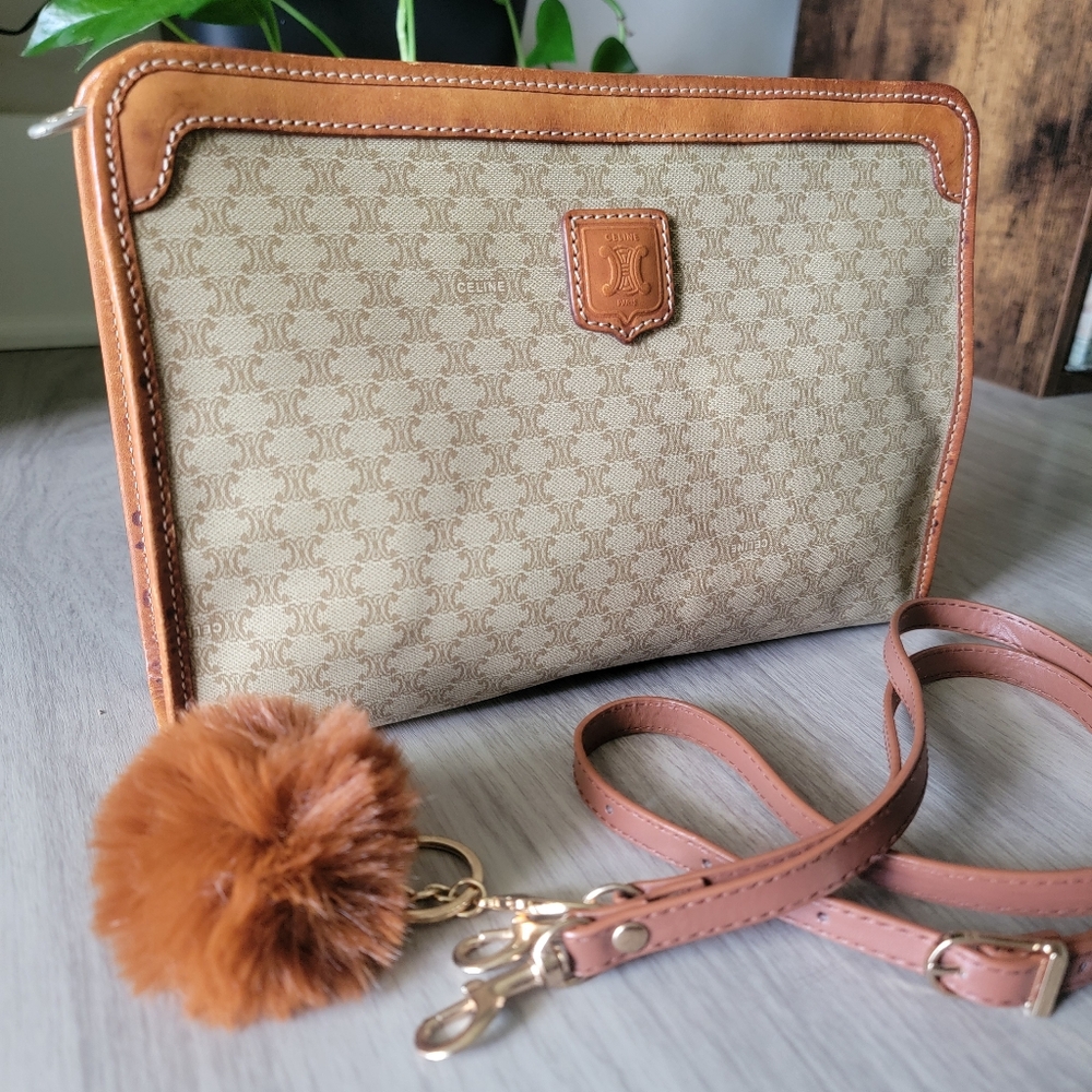 Authentic CELINE Clutch bag To Crossbody - Picture 15 of 15